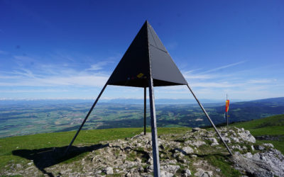La vue panoramique du sommet du Suchet